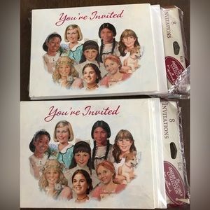 NWT American Girl Party Invitations Vintage lot of 2 packs NEW